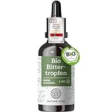 NATURE LOVE® Bio Bittertropfen ohne Alkohol nach Hildegard von Bingen (50ml) -...