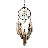 IMMIGOO Traumfänger Handgefertigt Traditionelles Dreamcatcher Indischen Gute Träume Wand...