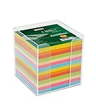 Landré Zettelbox, 9x9cm, 800 Blatt, bunte Notiz-Zettel