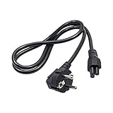 AKYGA AK-NB-08A Netzkabel für Laptop Notebook 3 Pin Polig IEC C5 / EU CEE 7/7 1m