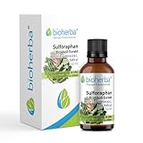 BIOHERBA Natürliches Sulforaphan – Brokkoli Extrakt Tinktur – Hochwertige 50 ml...