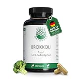 Brokkoli Extrakt | 14.300mg je Kapsel | hochdosierter 26:1 Extrakt | 13% Sulforaphan...