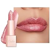 OULAC Feuchtigkeits Glanz Lippenstift Rosa, Schimmernder mit Glänzender...