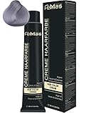 FemMas Haarfarbe Pure&Mix Silber I professionelle Creme Haarfarbe in intensiven...