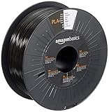 Amazon Basics 3D-Drucker-Filament aus PLA-Kunststoff, 1.75 mm, Schwarz, 1 Spool