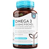 Omega 3 Kapseln hochdosiert 240-2000mg Fischöl Kapseln mit 660mg EPA & 440mg DHA pro...