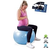 VITALWORXX Gymnastikball für Schwangere, extrem stabil, Sitzball Yogaball...