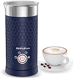 SIMPLETaste Milchaufschäumer, 4-in-1 Elektrischer Milchdampfgarer,...