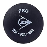 DUNLOP Dunlop D N 1SR Squashball, Schwarz - Einzelball