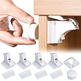 4 Stück Kindersicherung Schrank + 1 Magnetische Kindersicherung Schlüssel,...