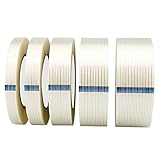 Qrity 1 Stück Filamentklebeband 20mm x 50m, Reparatur Tape, Verpackungsband,...