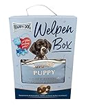 Happy Dog 22141 – Sensible Puppy Lachs & Kartoffel Box – 1x Trockenfutter 3X Proben...