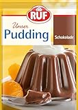 RUF Schokoladen-Pudding mit herzhaftem Kakao Aroma, glutenfrei und vegan, nur...