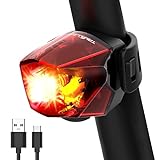 Tavaler Fahrrad Rücklicht USB-C Aufladbar Batterie Fahrradrücklichter LED Rücklicht...