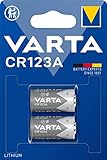 VARTA Batterien CR123A Lithium Rundzelle, 2 Stück, 3V, Spezialbatterien für...