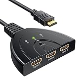 HDMI Splitter HDMI Switch，GANA 4K HDMI Splitter 3 in 1 Out HDMI Verteiler...