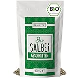 Bio Salbeitee lose - 100 Gramm I Premium Salbei getrocknet und geschnitten I Sage Tea lose...