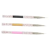 3 Stücke Nail Nail Art Stift Applikator Aus Acryl For Nail Art Liner For...