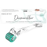 FACES OF FEY Microneedlingroller - Dermaroller 0,5 mm mit ECHTEN 192 Nadeln-...