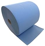 Putzrolle blau 3-lagig 1000 Blatt 36x36 cm perforiert saugstark Reinigunstücher...