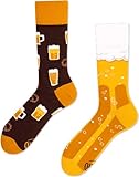 Many Mornings Handgemachtes Bier Socken Herren Oktoberfest-Biersocken (Bier Socken 43-46)