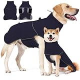 HEYWEAN Hundemantel Winter Wasserdicht Hundejacke mit D-Ring Warm Mantel Hund...