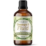 Omega 3 Algenöl Vegan - Mit 1116mg EPA, DHA & DPA - Reicht 40 Tage - Vegan - Das Öl...