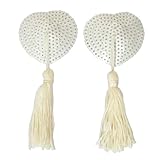 Shinning Pailletten Nippel Pasties Mit Quasten Karneval Party Wiederverwendbare Klebrige...