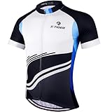 X-TIGER Herren-Radtrikots, kurzes T-Shirt, Fahhradtrikot MTB Rennrad Trikot Kurzarm...