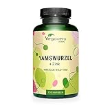 Yamswurzel Kapseln | 1.000 mg Mexican Wild Yam Extrakt (20:1) | Preis-Leistungs-Sieger...