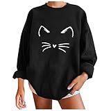 PTLLEND Shirt Sportlich Damen Women's Crop Top V-Neck Crop Top Long Sleeve Slim...