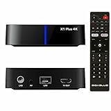 GigaBlue UHD X1 Plus 4K Android 1x DVB-S2x Tuner + Android TV IP Empfänger in...