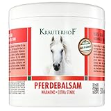 Kräuterhof® Pferdebalsam Wärmend & Extra Stark – Wärmendes Massagegel Für Müde...