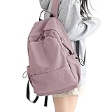 HYC00 Schulrucksack Frauen, kausale Reise Schultaschen 14 Zoll Laptop Rucksack für...