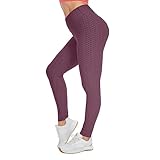 LOSSLO Damen Yoga Hose Leggins -Leggings Push Up Sport Leggings Booty Scrunch Butt...