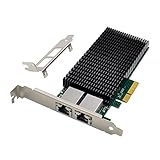 FUUIE ST7319 X540-T2 PCIe 10G Server Netzwerkkarte PCIe X4 5.0GT/S Duals Port RJ45 10G...