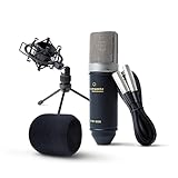 Marantz Professional MPM1000 - XLR Kondensatormikrofon mit Pop Schutz Filter, Shockmount,...