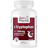 ZeinPharma L-Tryptophan 500 mg, 90 Kapseln, Aminosäure L-Tryptophan, Premium...