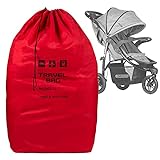 Rote Reisetasche für Kinderwagen Größe zu 100x60x40 cm Transporttasche Buggy...