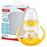 NUK First Choice+ Trinklernflasche | 6–18 Monate | 150 ml | Temperature Control Anzeige...