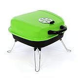 Nexos Mini Koffer-Grill Holzkohlegrill für Garten Terrasse Camping Festival...