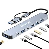 USB C Hub 3.0, 7 in 2 USB Hub 3.0 Multiport Adapter mit USB 3.0, USB 2.0 Ports,...