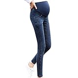 ADMAY 2023 Neujahr A- Hose Jeans Elastische Hose Mutterschaft Über Schwangerschaft Die...