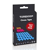 TOREDOO Cross Tape Gittertape 154 Stück - Akupunkturpflaster Gitterpflaster Mix Box -...