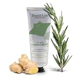 Jean & Len Sehr geile Handcreme Rosemary & Ginger, mit Urea, Handpflege für trockene und...