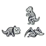 BYFRI 1 Satz Dinosaurier-Skelett Pin-Revers Pin Abzeichen Brosche Buttons Pins für...