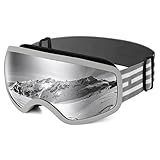 EasYoung Kinder-Skibrille, Kinder-Ski-Snowboardbrille für Jungen und Mädchen, kompatibel...