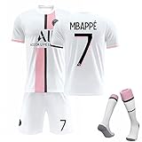 Paris Trikot Kinder Trikot PSG Fußball Trikot Set,Nr.30/10/7 Sporttraining T-Shirts und...