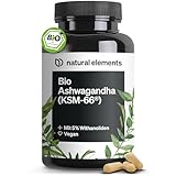 Bio-Ashwagandha - KSM-66® Premiumrohstoff (180 Kapseln mit überdurchschnittlicher...