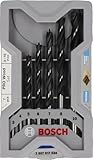 Bosch 7x PRO Wood Holzspiralbohrer-Set (für Weichholz, Hartholz, Ø 3,0, 4,0, 5,0, 6,0,...